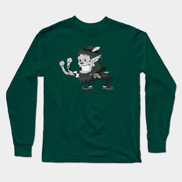 Retro Irish Lad Long Sleeve T-Shirt by Woah_Jonny